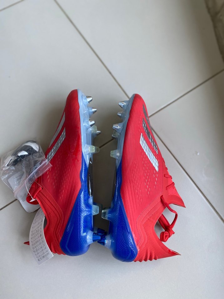 Kırmızı Adidas Erkek Futbol Ayakkabısı tam profesyonel sifir/ - Görsel 3