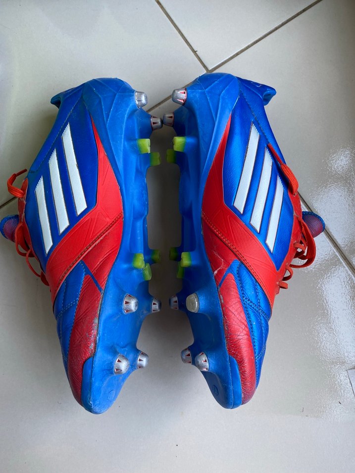Renkli Erkek Futbol Ayakkabısı Velcro Bağcıklı krampon - Görsel 2
