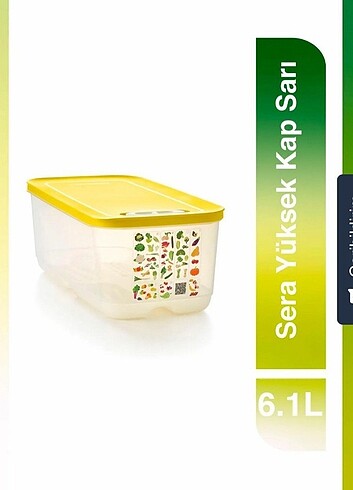 Tupperware sera 6.1 lt