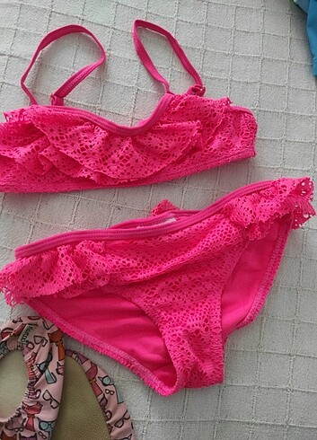 Slipstop Kız çocuk bikini ve deniz patiği