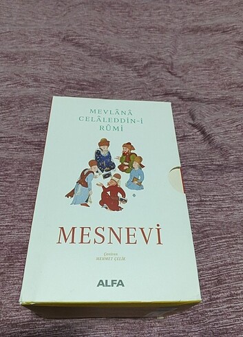 Mevlana Celaleddin Rumi, Mesnevi, kutulu özel set. - Görsel 2