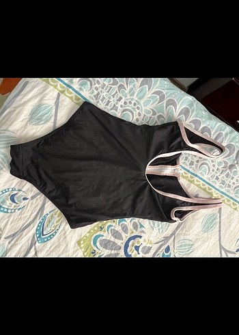 Fermuarlı Siyah Kadın Mayo - Görsel 4