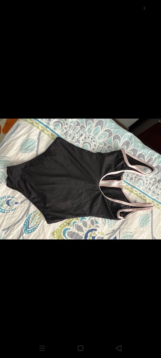 Fermuarlı Siyah Kadın Mayo - Görsel 3