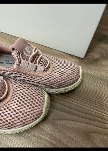 Pembe Dolgu Topuklu Bağcıklı Spor Ayakkabı - Görsel 5