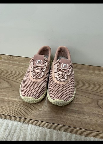 Pembe Dolgu Topuklu Bağcıklı Spor Ayakkabı - Görsel 2