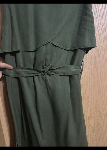 Kemerli V Yaka Salaş Kadın Yelek - Görsel 2