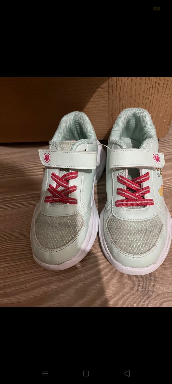 Kız Çocuk Renkli Baskılı Spor Ayakkabı - Görsel 2