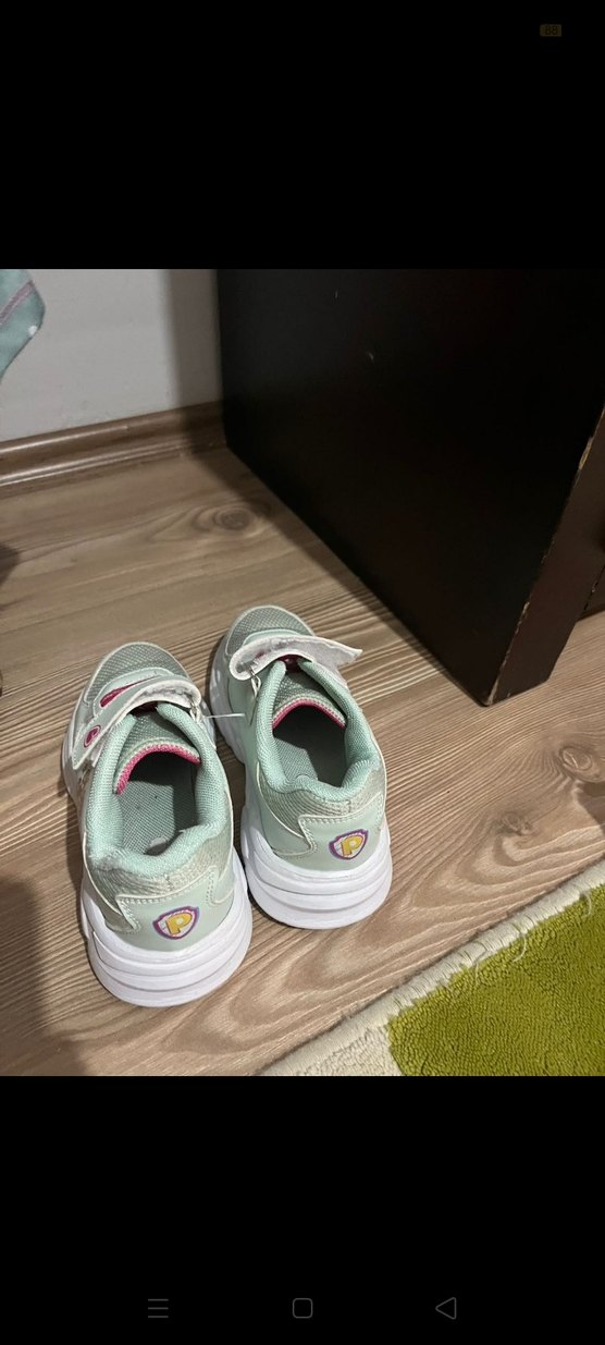 Kız Çocuk Renkli Baskılı Spor Ayakkabı - Görsel 3