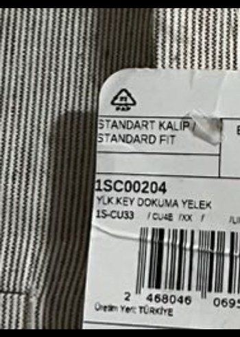 Erkek Çocuk Keten Bej Düğmeli Yelek - Görsel 2