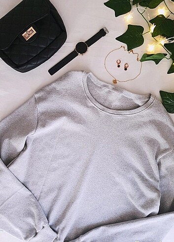 Kadın Gri Sweatshirt