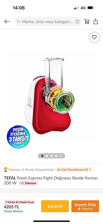 Tefal Tefal Salata Doğrayıcı