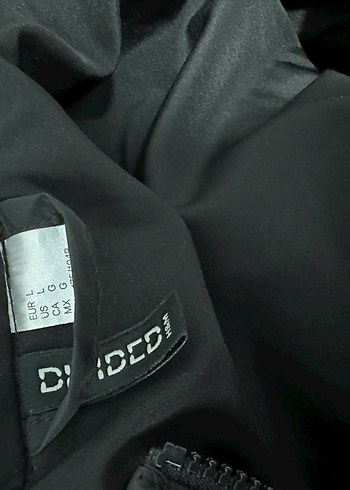 H&M H&M Kemer Detaylı Siyah Kadın Kışlık Mont