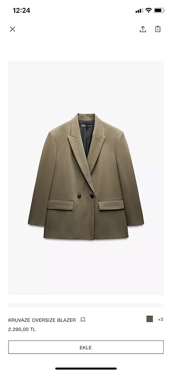 Zara Zara Oversize Blazer