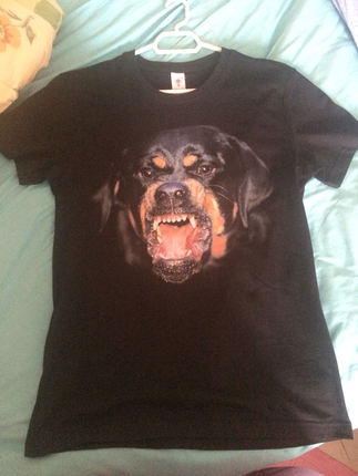 Rotweiller köpek desenli t shirt