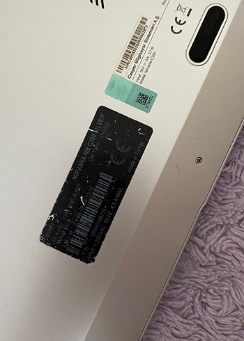 Lacivert Drapeli Uzun Kollu Uzun Elbise - Görsel 5