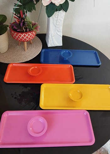 Zara Home Renkli lokumluk ve sunum tepsisi