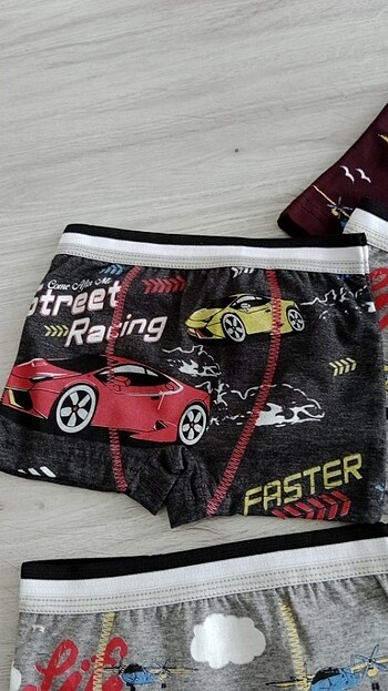 4 Yaş Beden Çocuk boxer