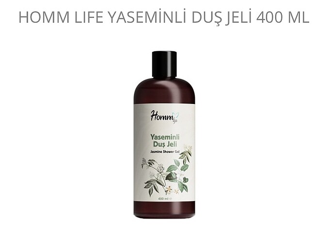 Homm bitkisel yaseminli duş jeli