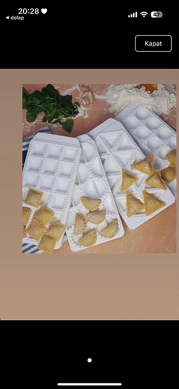 Mantı aparatı