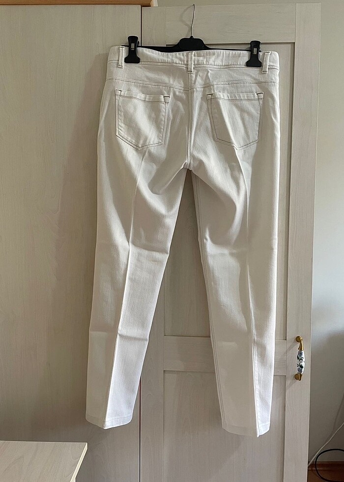 park bravo beyaz kot jean - Görsel 2