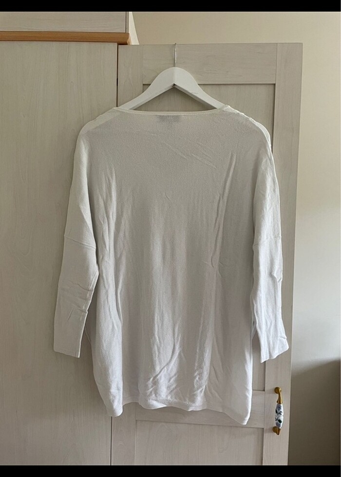 ipekyol beyaz ince triko - Görsel 2