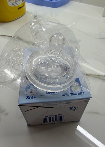 Dr Browns Geniş Ağızlı Orta Akışlı 3 Ay+ Biberon Emziği 1 Adet - Görsel 2