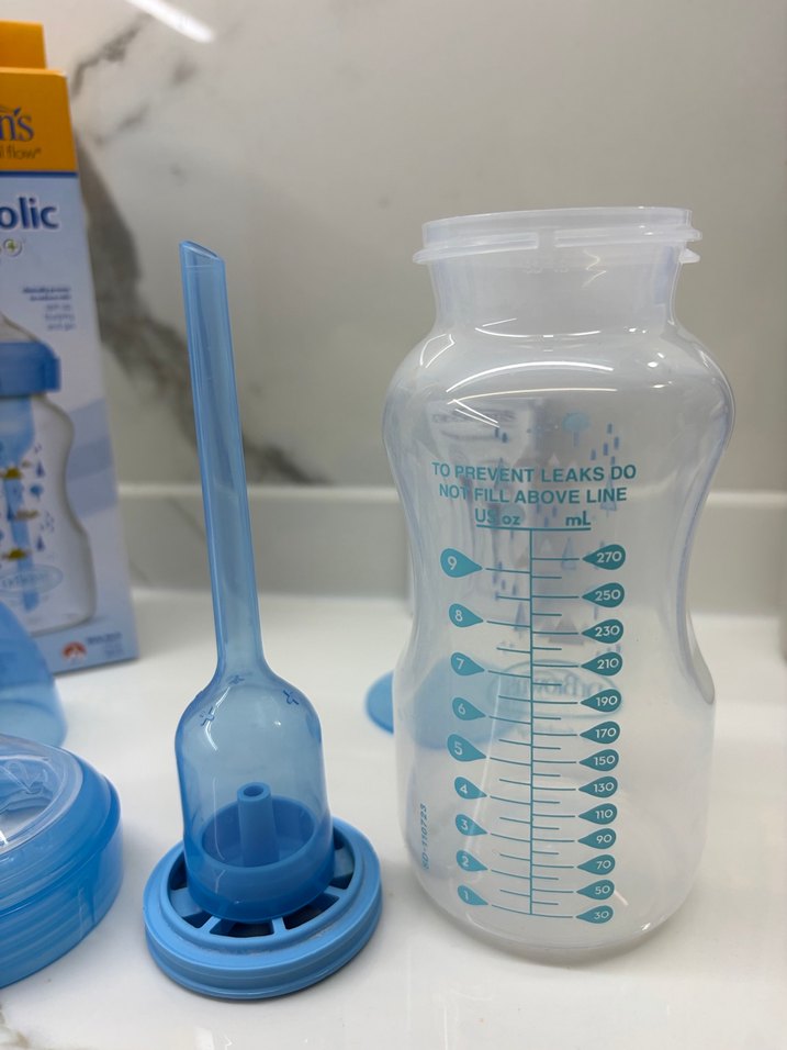 Dr. Brown's Mavi Anti-Kolik Bebek Biberonu 240 ml - Görsel 3