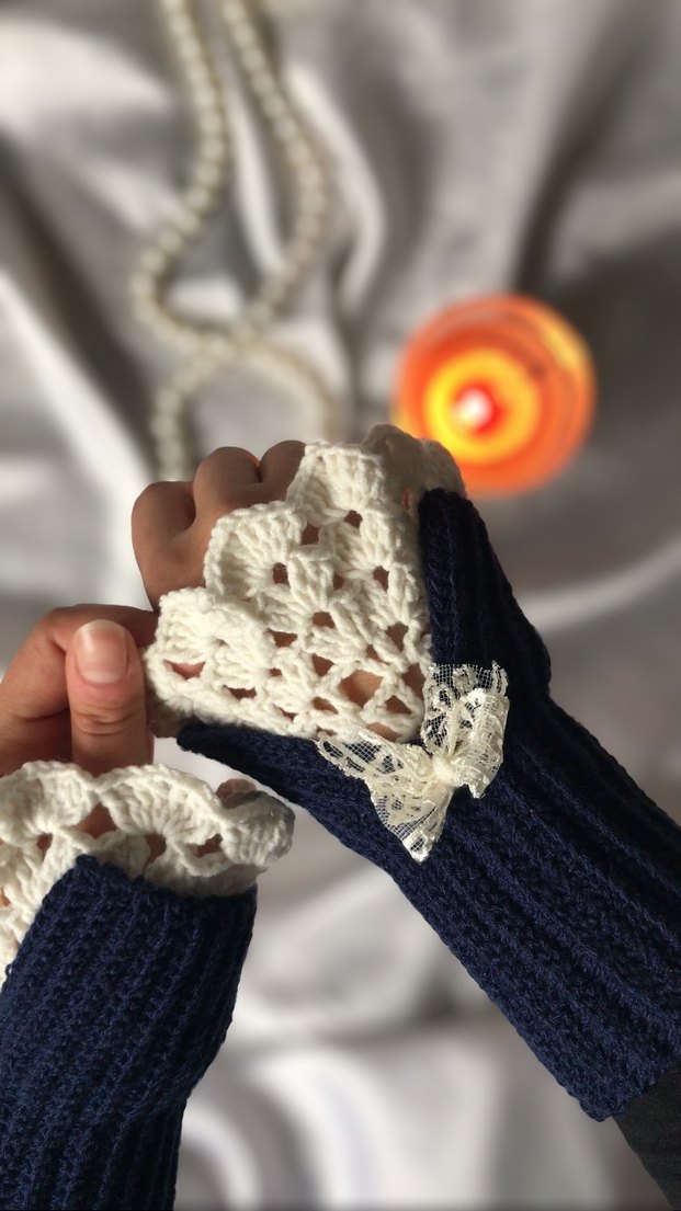 Vintage eldiven - Görsel 4