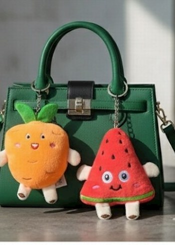 sevimli peluş meyve anahtarlık - Görsel 3