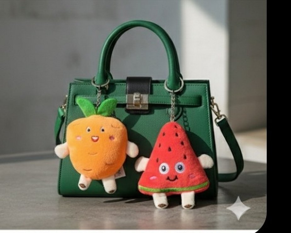 sevimli peluş meyve anahtarlık - Görsel 3