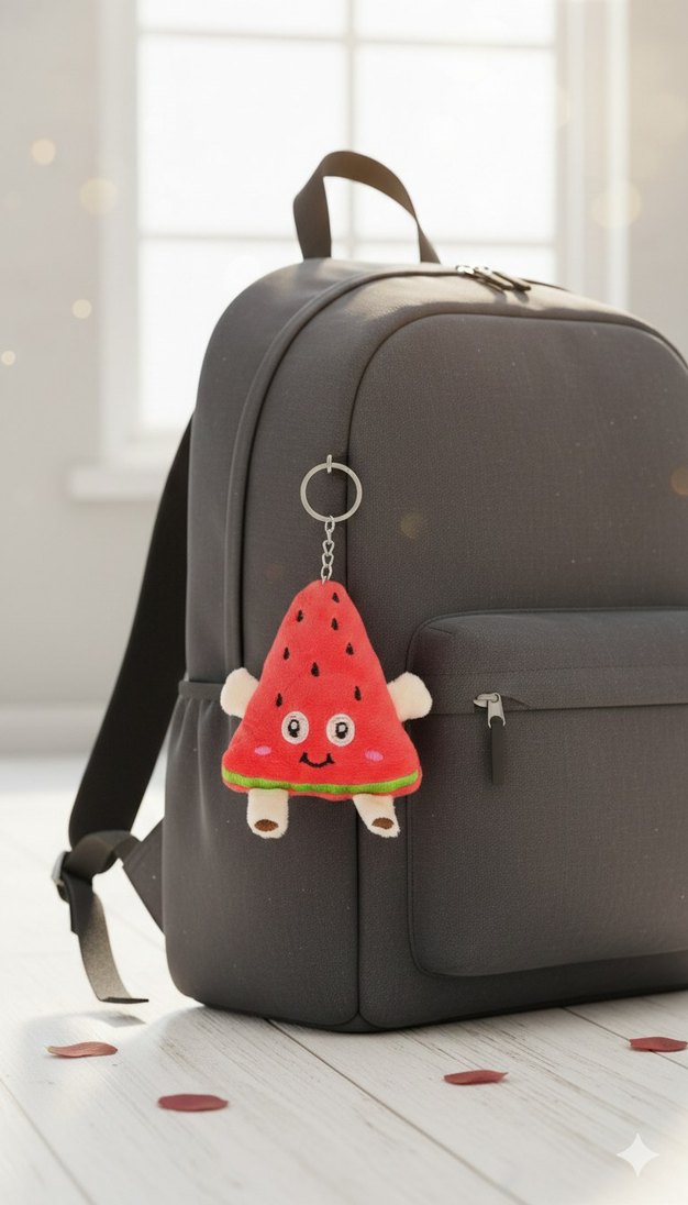 sevimli peluş meyve anahtarlık - Görsel 2