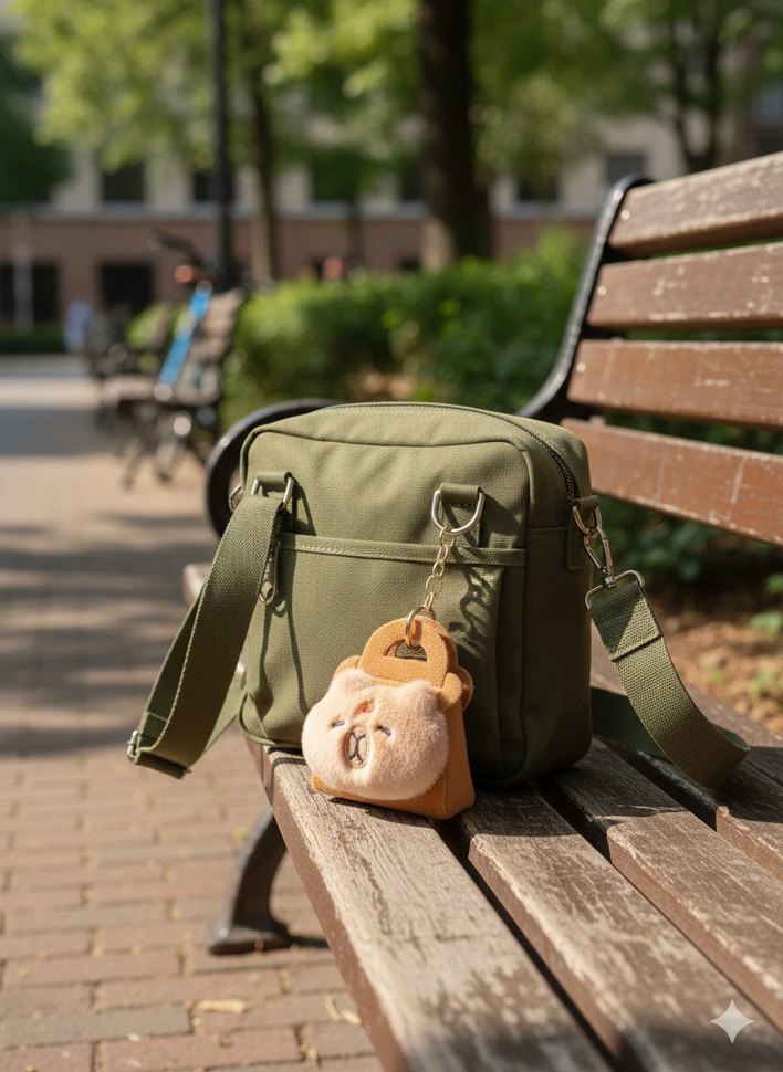 capybara çanta charmı - Görsel 3