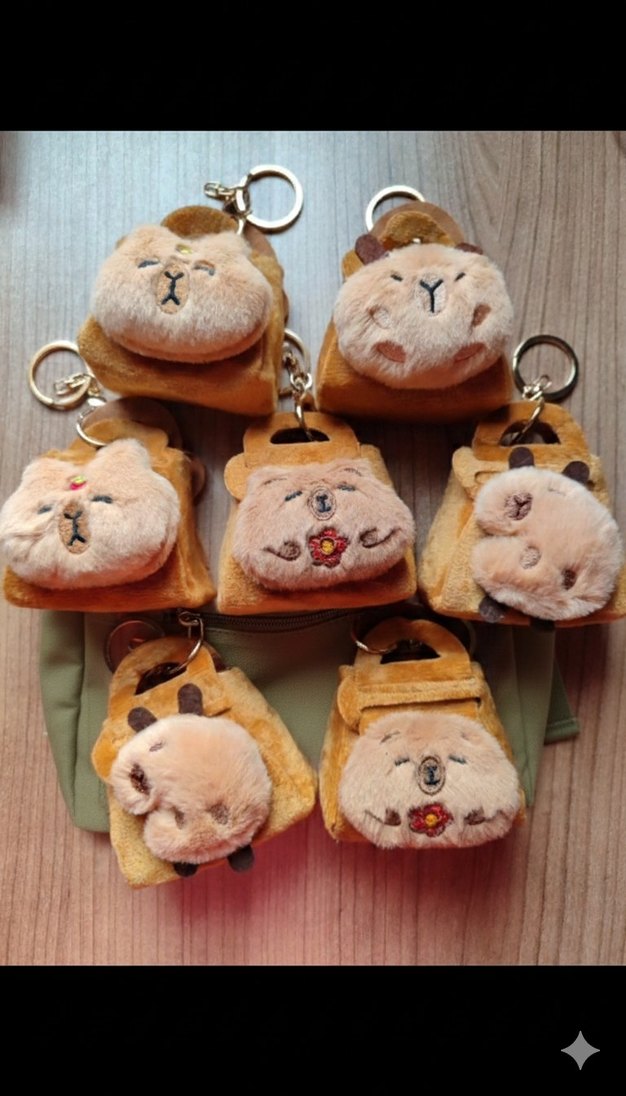 capybara çanta charmı - Görsel 2