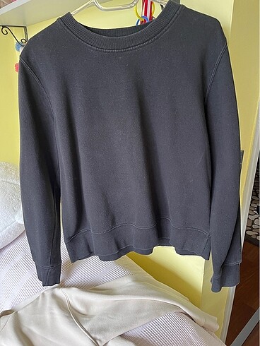 Zara siyah sweatshirt