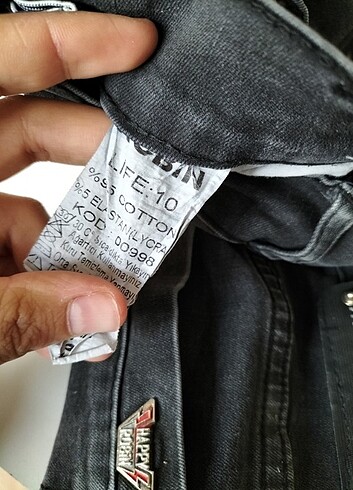 m Beden siyah Renk Erkek kot siyah pantolon