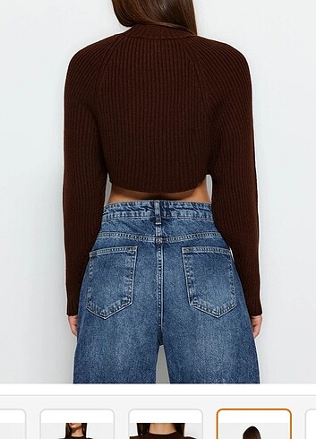 Trendyol & Milla Crop triko kazak bolero