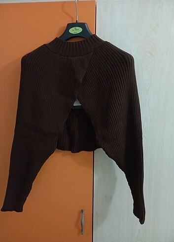 m Beden Crop triko kazak bolero