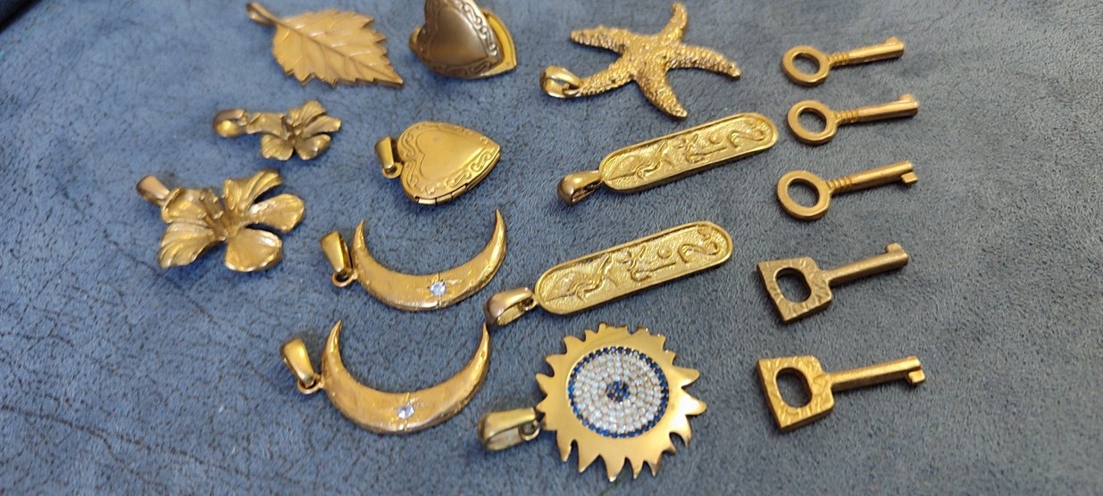 Saf Pirinçten Kolye Ucu Çeşitlerimiz - Görsel 5