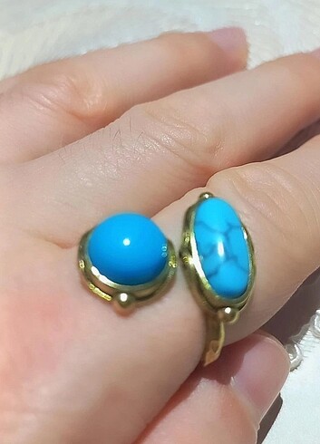 Dogaltasli, iki taşlı bronz yüzük 