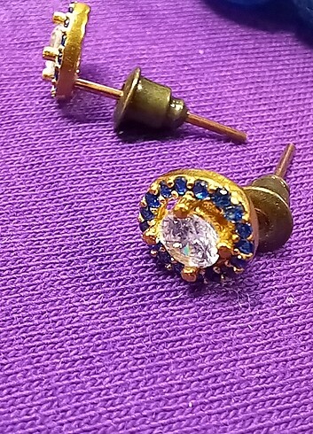 Mini bronz küpe 