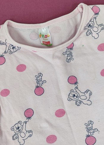 2 adet kız çocuk penye elbise- gecelik - Görsel 3