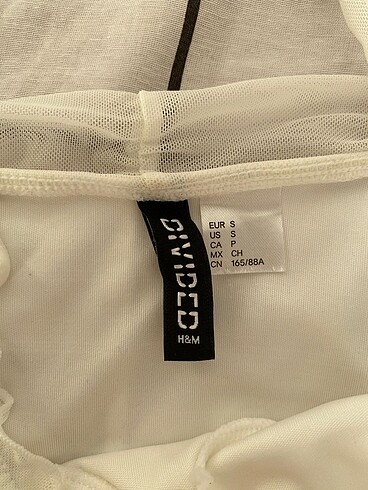 H&M HM BEYAZ ELBİSE