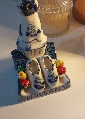 Holland Temalı Beyaz Figürin - Görsel 2
