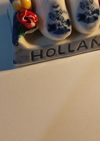 Holland Temalı Beyaz Figürin - Görsel 4