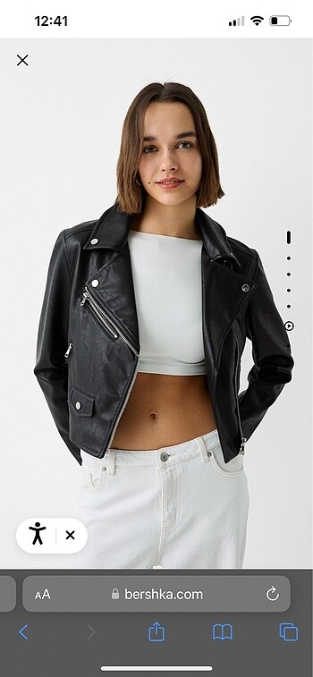Bershka bershka deri ceket
