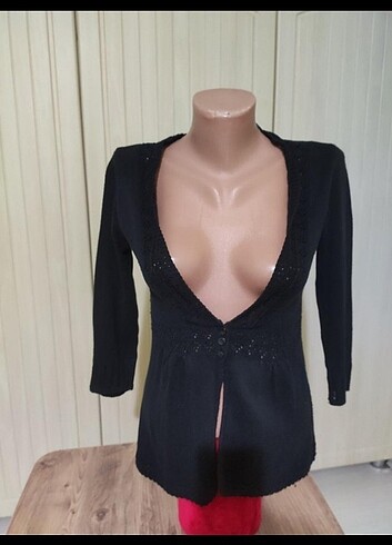 HM H&M Siyah Hırka