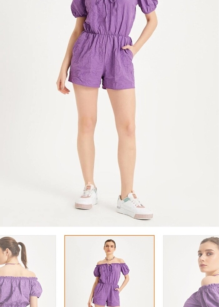 Şortlu Tulum - Görsel 3