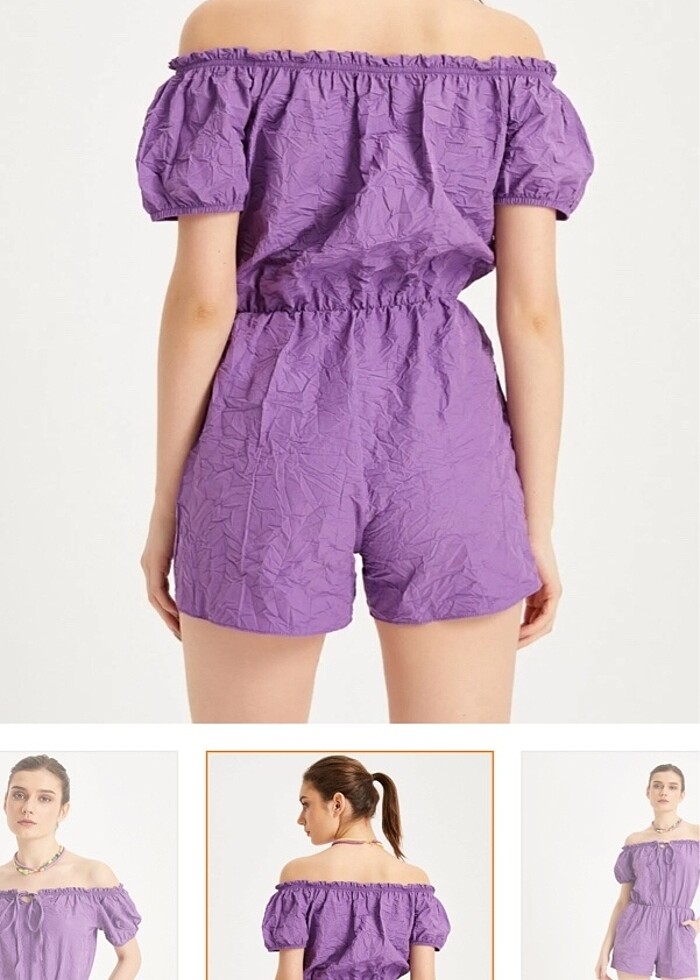 Şortlu Tulum - Görsel 2