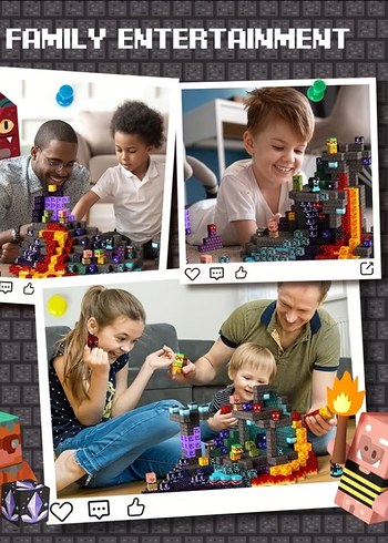 Minecraft Çok Parçalı Aksiyon Figür Seti - Görsel 4