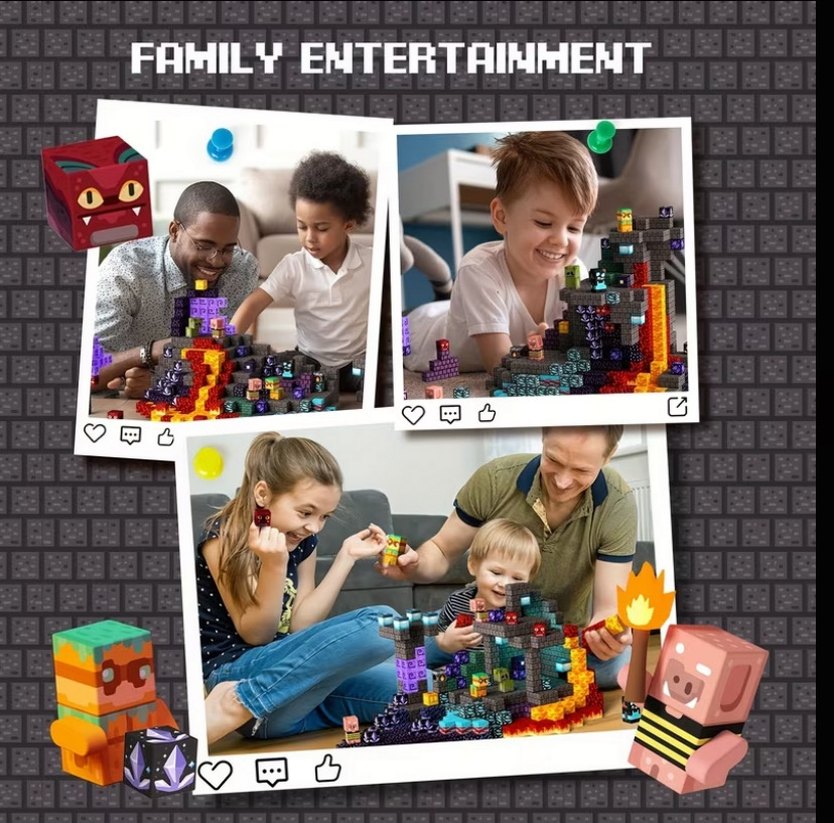 Minecraft Çok Parçalı Aksiyon Figür Seti - Görsel 4